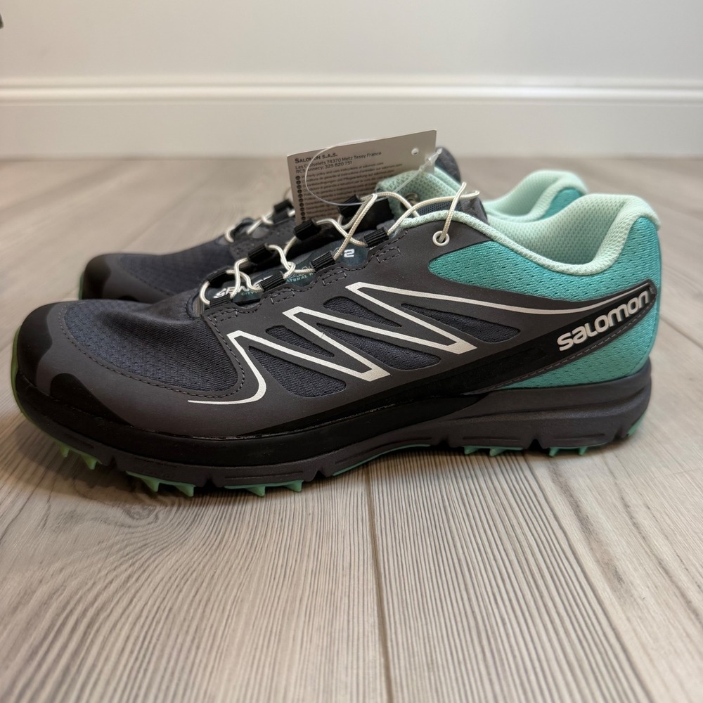 Salomon Sense Mantra 2 W Trail Running Shoes Blue Grey 362115 Womens Size 6 NEW